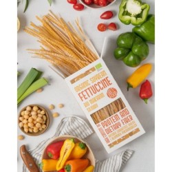 Bio Makaron Sojowy Pomarańczowy Fettuccine 200 g