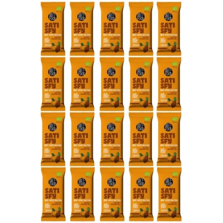20 x Bio Wegański Batonik SATISFY - kakaowy z olejkiem pomarańczowym 35 g