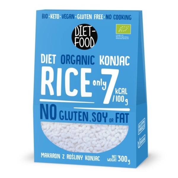 Bio Makaron Shirataki Konjac Ryż 385 g