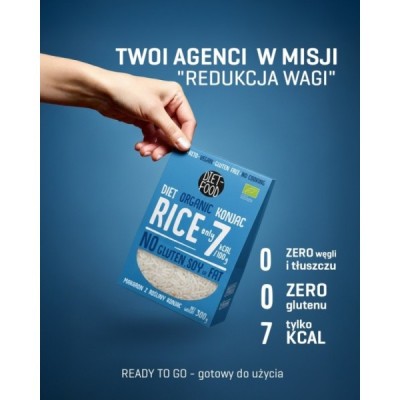 Bio Makaron Shirataki Konjac Ryż 385 g