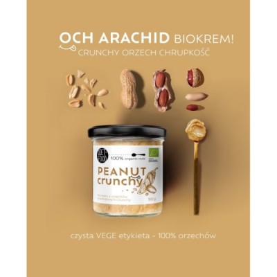 Bio Krem z Orzechów Arachidowych - Crunchy 300 g