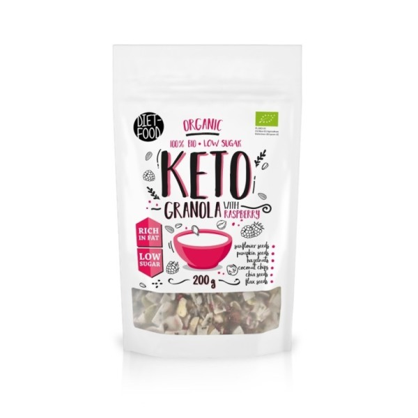 Bio Keto Granola Raspberry 200 g
