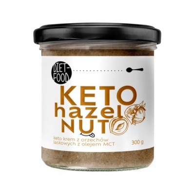 Keto Krem z Orzechów Laskowych z Olejem MCT 300 g