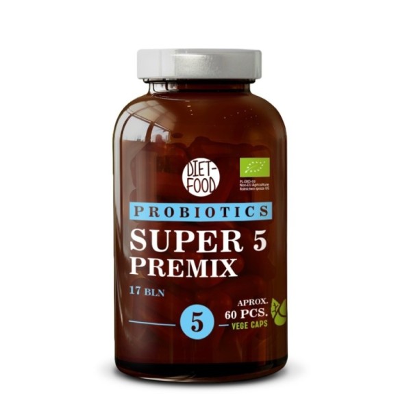 Probiotyk Nr 5. Bio Super 5 Premix 27 g - ok. 60 kaps.