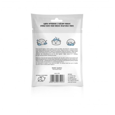 Gąbka do Twarzy Konjac Biała