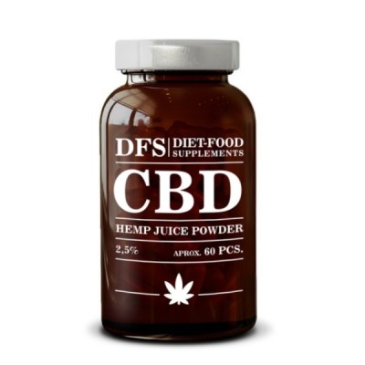 CBD Sok z Konopi 2,5% 25 g - ok. 60 szt.