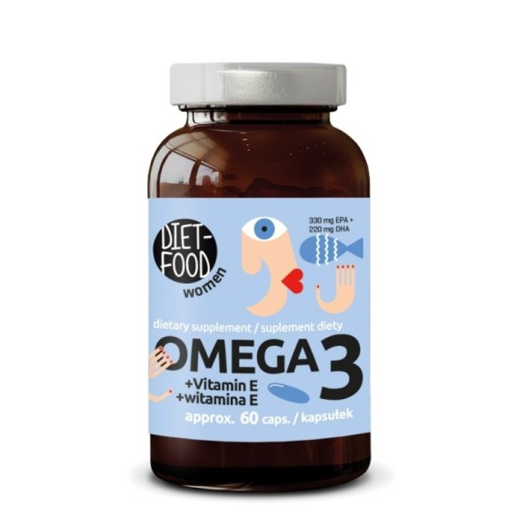 Omega 3 + vitamin E 60,3g - approx. 60 caps.
