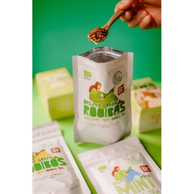 Bio Herbata Zielony Rooibos z Bergamotką Liście 100 g