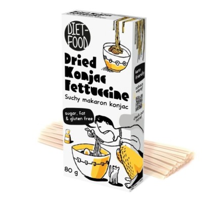 Suchy Makaron Shirataki Konjac Fettucine 80 g