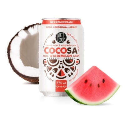 Cocosa Woda Kokosowa Niegazowana z sokiem z Arbuza NFC 330 ml (kaucja)