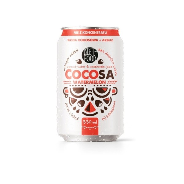 Cocosa Coconut Water with Watermelon Juice NFC 330 ml (deposit)