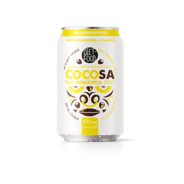 Cocosa Coconut Water with Pineapple Juice NFC 330 ml (deposit)