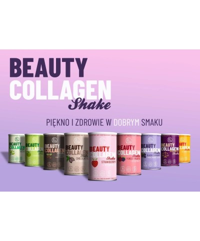 Beauty Kolagen Shake z maliną i keratyną oraz cynkiem 200 g
